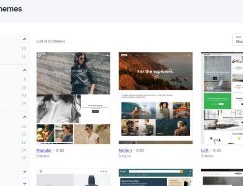 Choosing a Shopify Theme